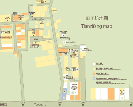 田子坊地図 地図 第３版 進行中 Tianzifang map 3rd edition under the way